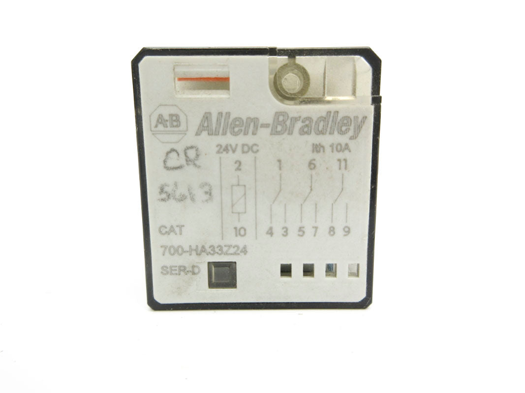 ALLEN BRADLEY 700-HA33Z24 SER. D 24VDC 10A UNMP