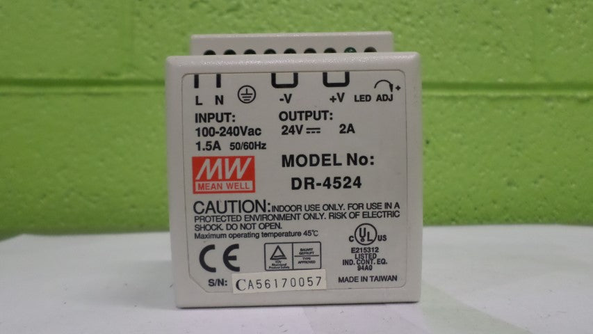 MEAN WELL DR-4524 INDUSTRIAL POWER SUPPLY *NEW NO BOX*