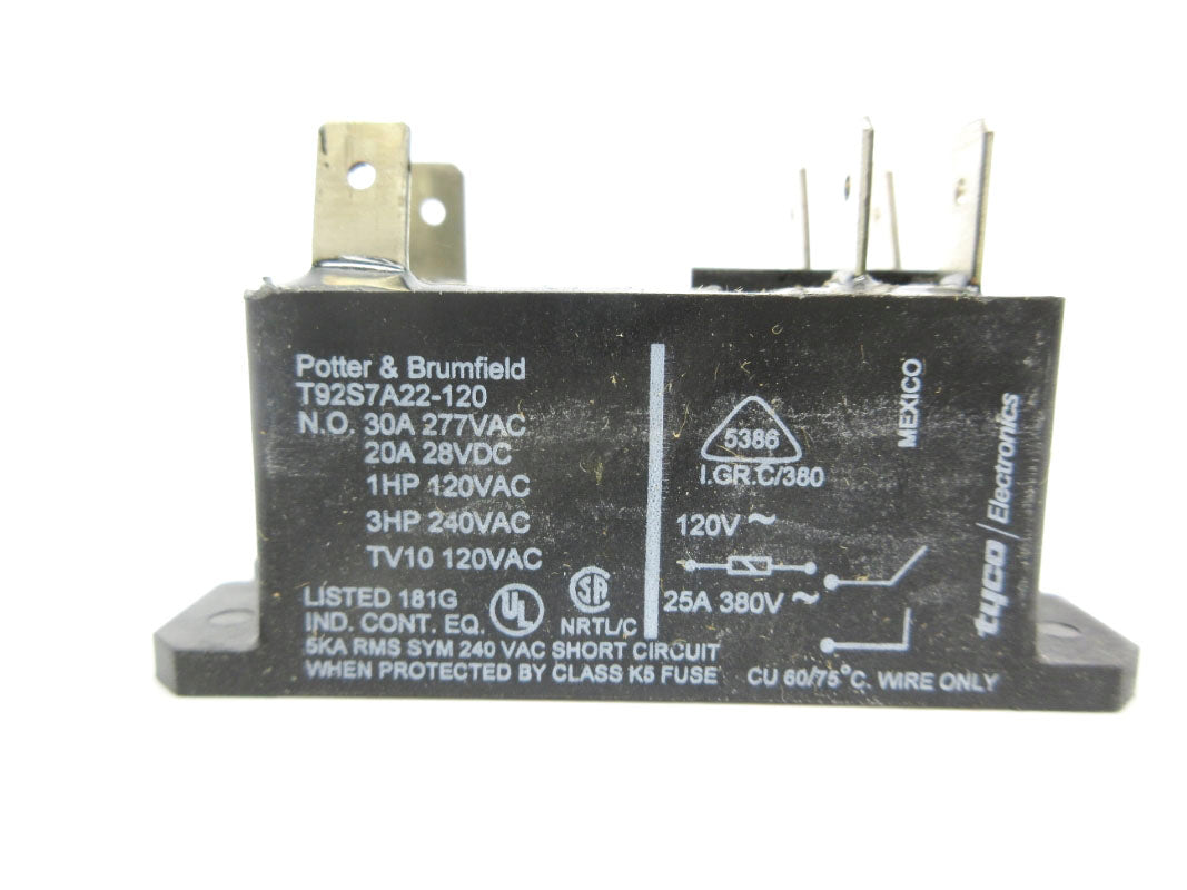 POTTER&BRUMFIELD T92S7A22-120 30A 277VAC UNMP