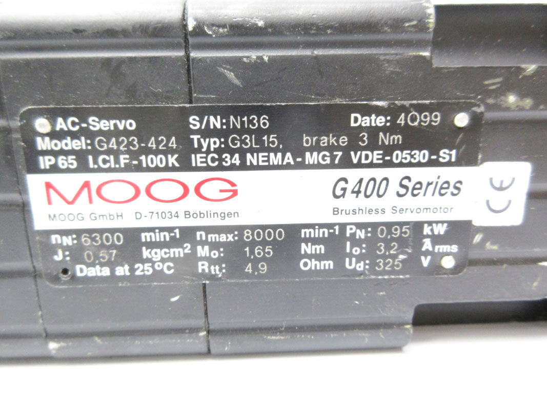 MOOG G423-424 G3L15 325V 3.2A UNMP