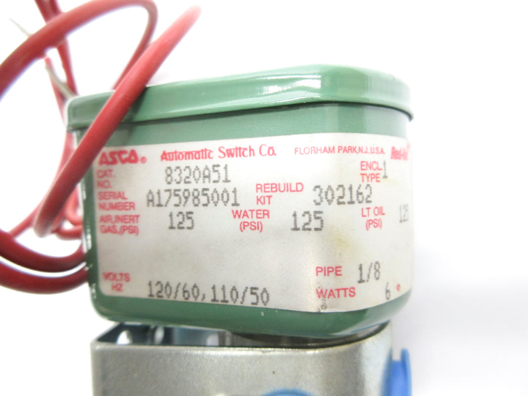 ASCO 8320A51 110/120V 125PSI UNMP