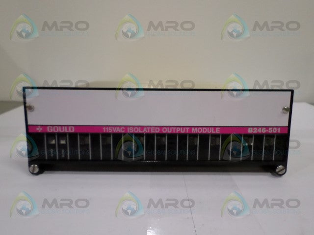 GOULD AS-B246-501 ISOLATED OUTPUT MODULE *NEW NO BOX*