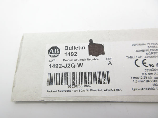 ALLEN BRADLEY 1492-J2Q-W SER. A NSNP
