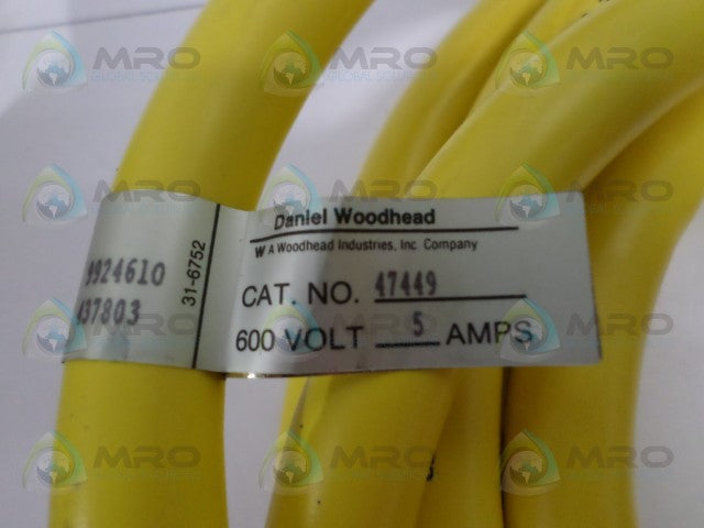DANIEL WOODHEAD 47449 CORDSET *NEW NO BOX*