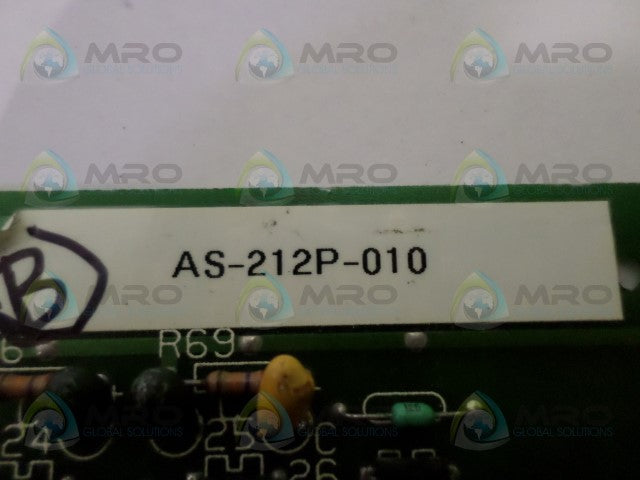 GOULD MODICON AS-212P-010 PC BOARD *USED*