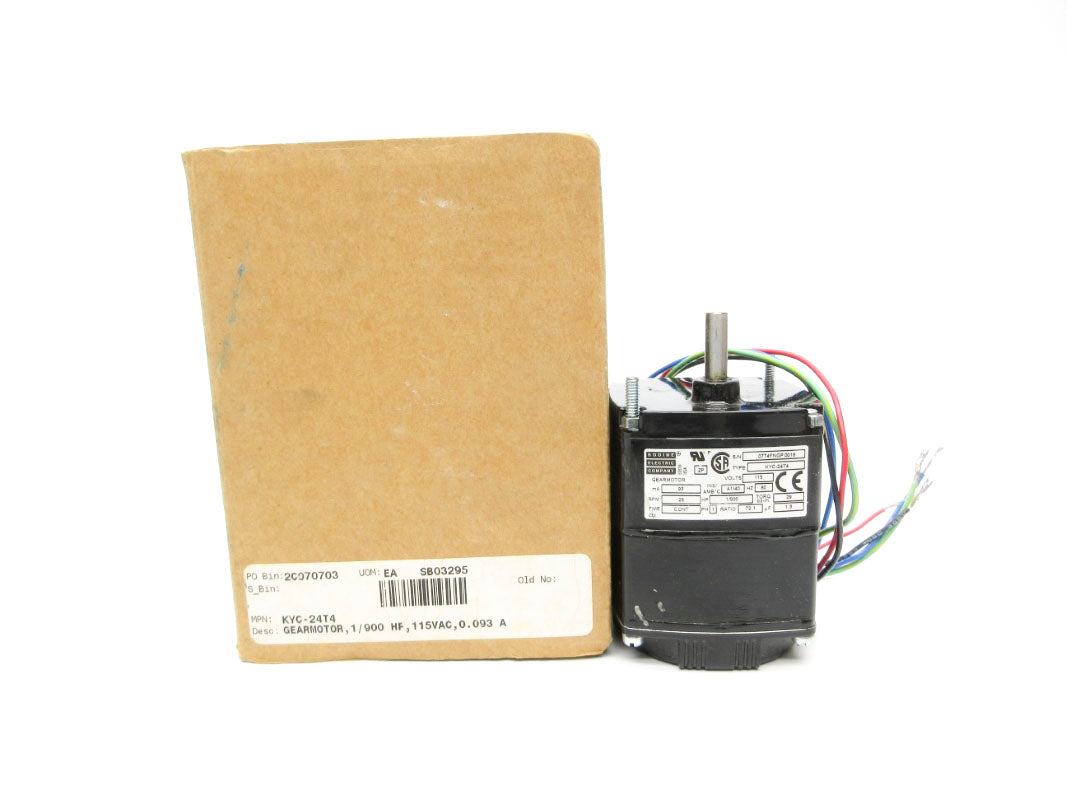 BODINE ELECTRIC KYC-24T4 115VAC 0.093A NSMP