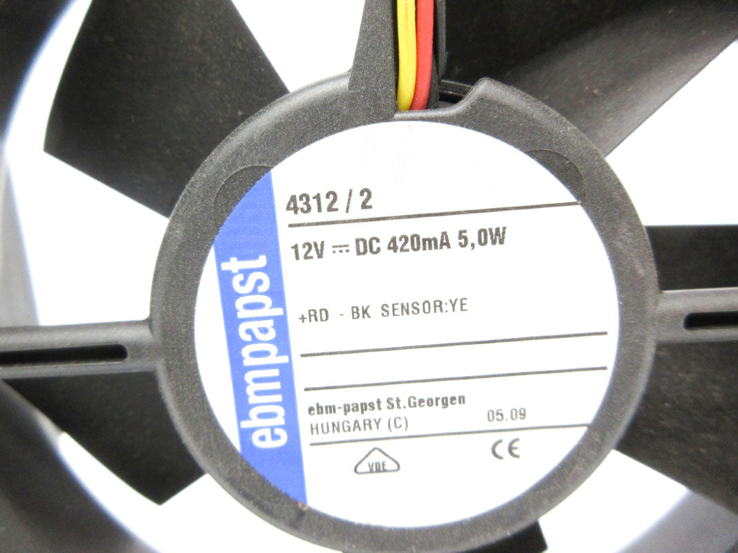 EBMPAPST 4312/2 12VDC UNMP
