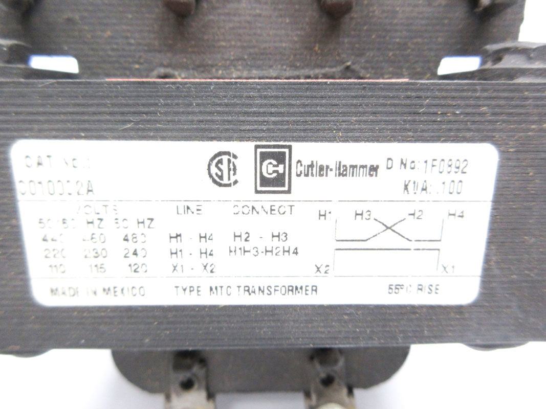 CUTTLER HAMMER C0100C2A 100KVA 480V UNMP