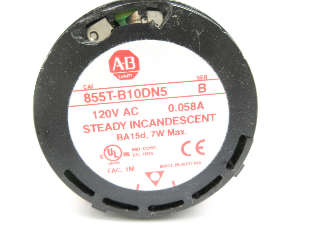 ALLEN BRADLEY 855T-B10DN5 SER. B 120VAC (AS PICTURED) NSNP