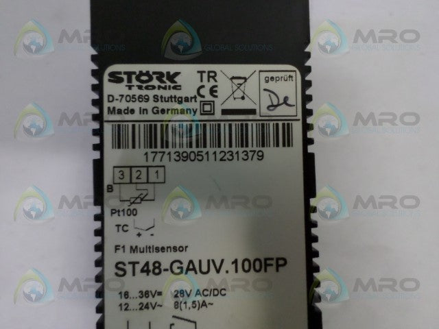 STORK TRONIC ST48-GAUV.100FP TEMPERATURE CONTROL *NEW NO BOX*