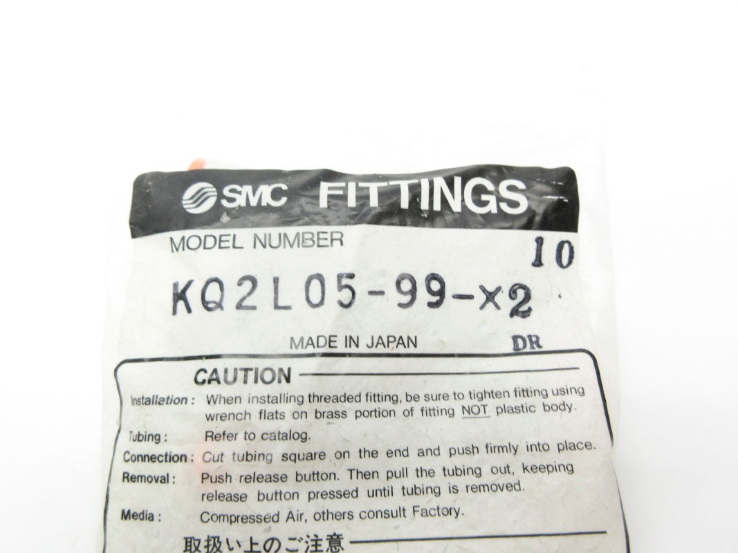 SMC KQ2L05-99-X2 (PKG OF 10) NSMP