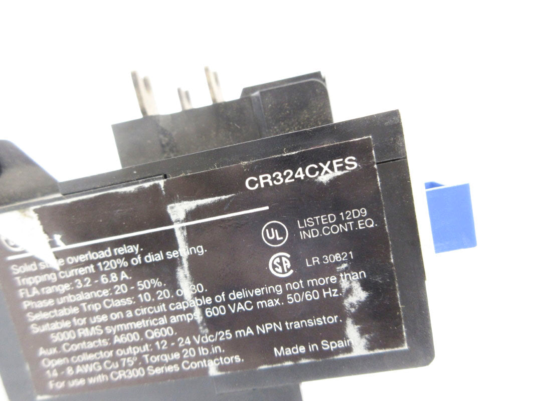 GENERAL ELECTRIC CR324CXFS 600VAC 3.2-6.8A UNMP
