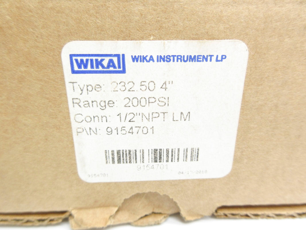 WIKA 9154701 200PSI NSMP
