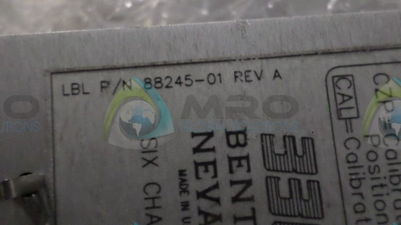 BENTLY NEVADA 3300/80-02-00-01-00 MONITOR  NSNP