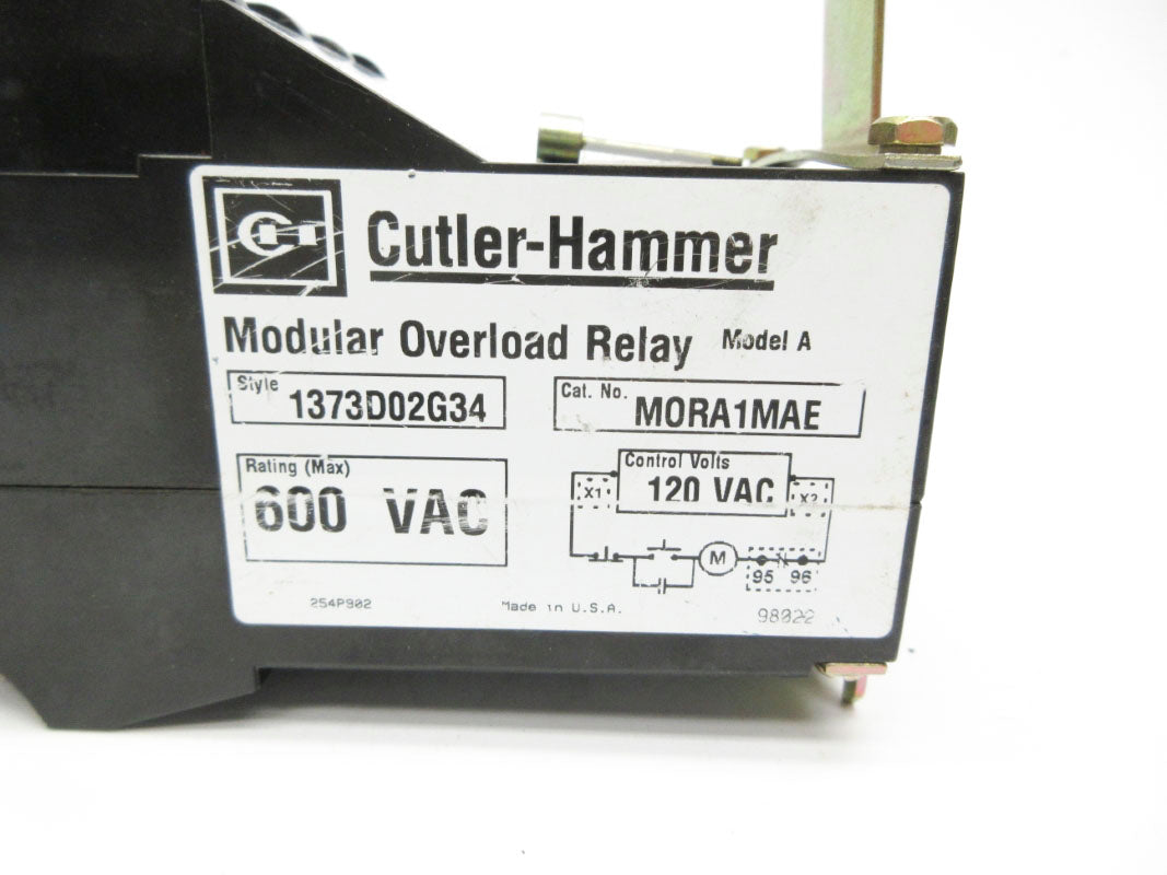 CUTLER HAMMER MORA1MAE 600VAC 25A UNMP
