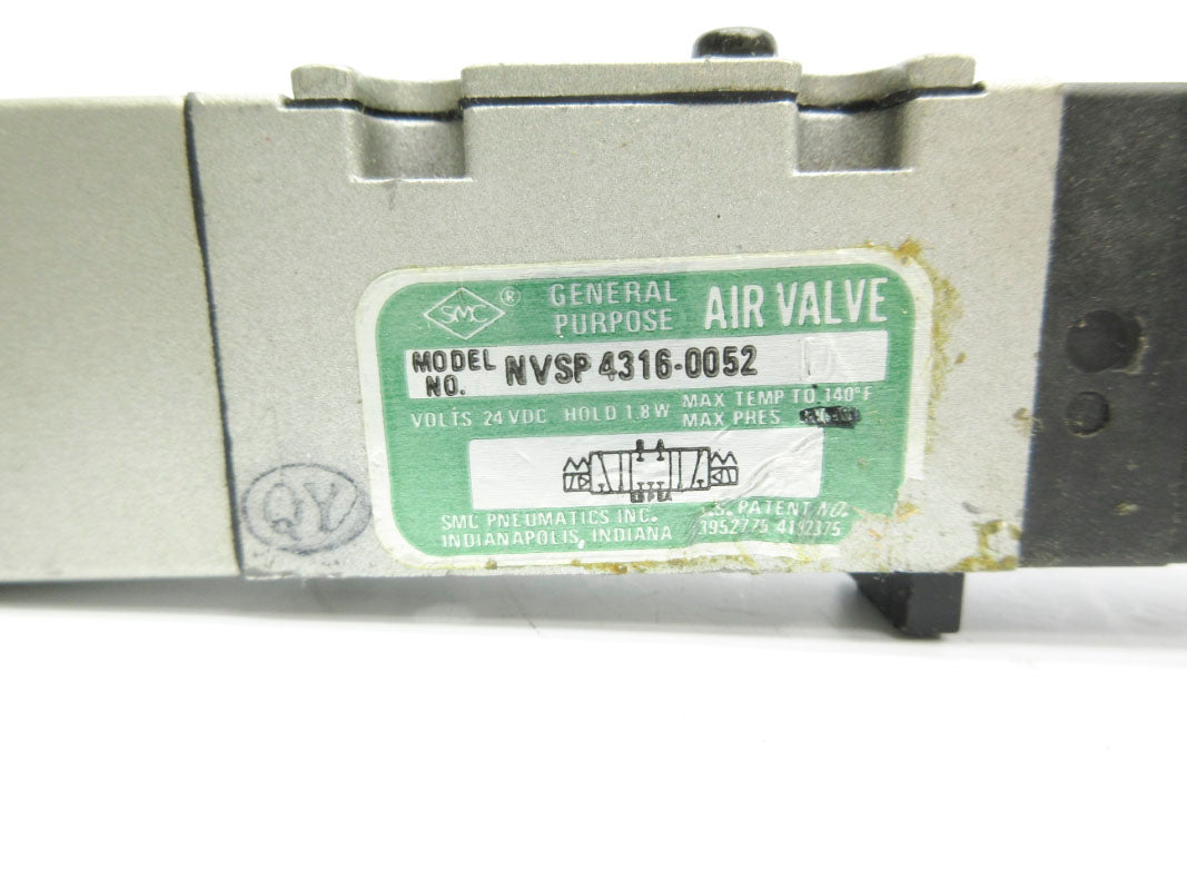 SMC NVSP4316-0052 21-26VDC UNMP