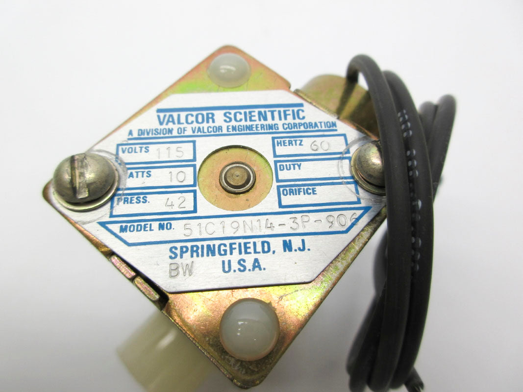 VALCOR SCIENTIFIC 51C19N14-3P-906 115V NSNP