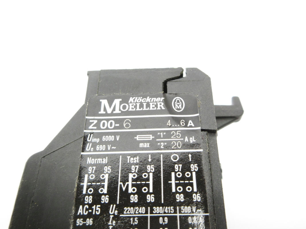 KLOCKNER MOELLER Z00-6 6000V 4-6A NSNP