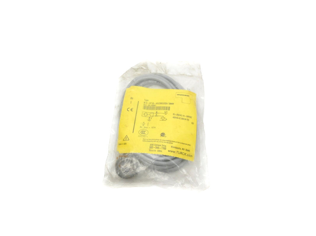 TURCK BI5-GT18-ADZ30X2/S3470MM 4255091 20-250VAC NSMP