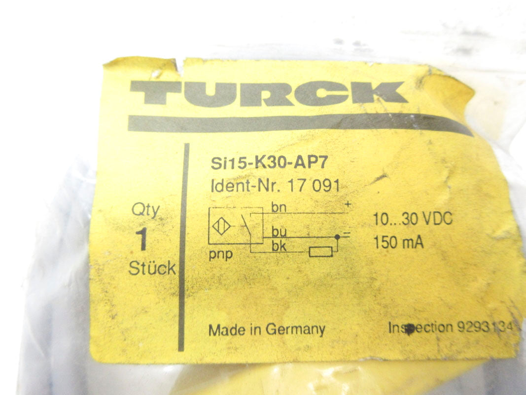 TURCK SI15-K30-AP7 17091 10-30VDC NSMP