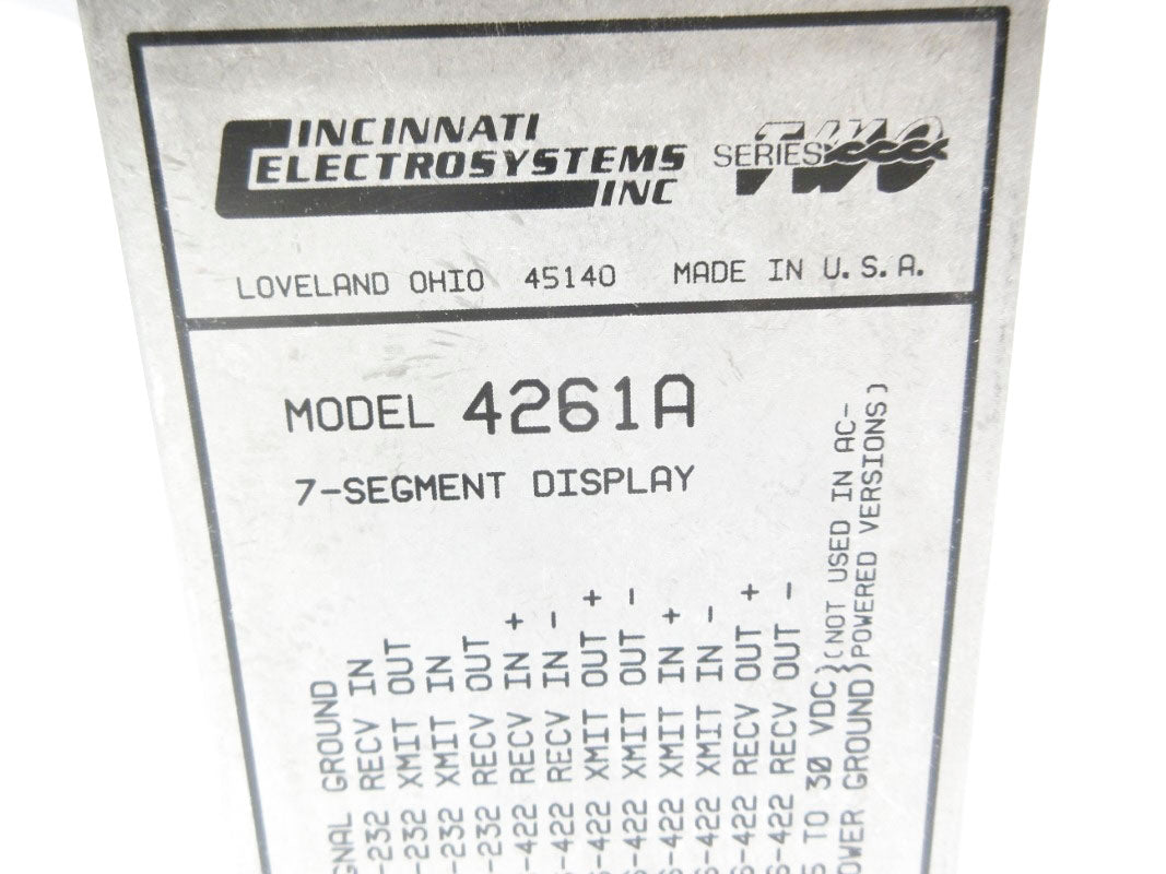 CINCINNATI ELECTROSYSTEMS 4261A NSNP