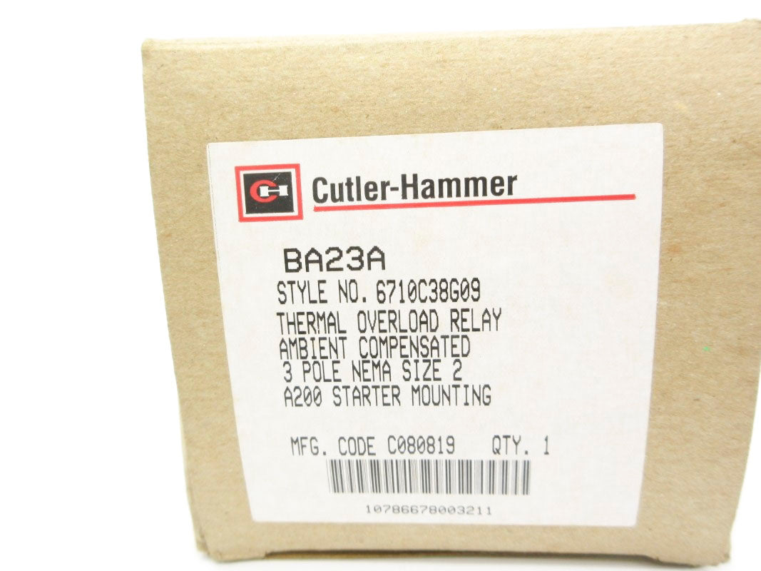 CUTLER HAMMER BA23A NSMP
