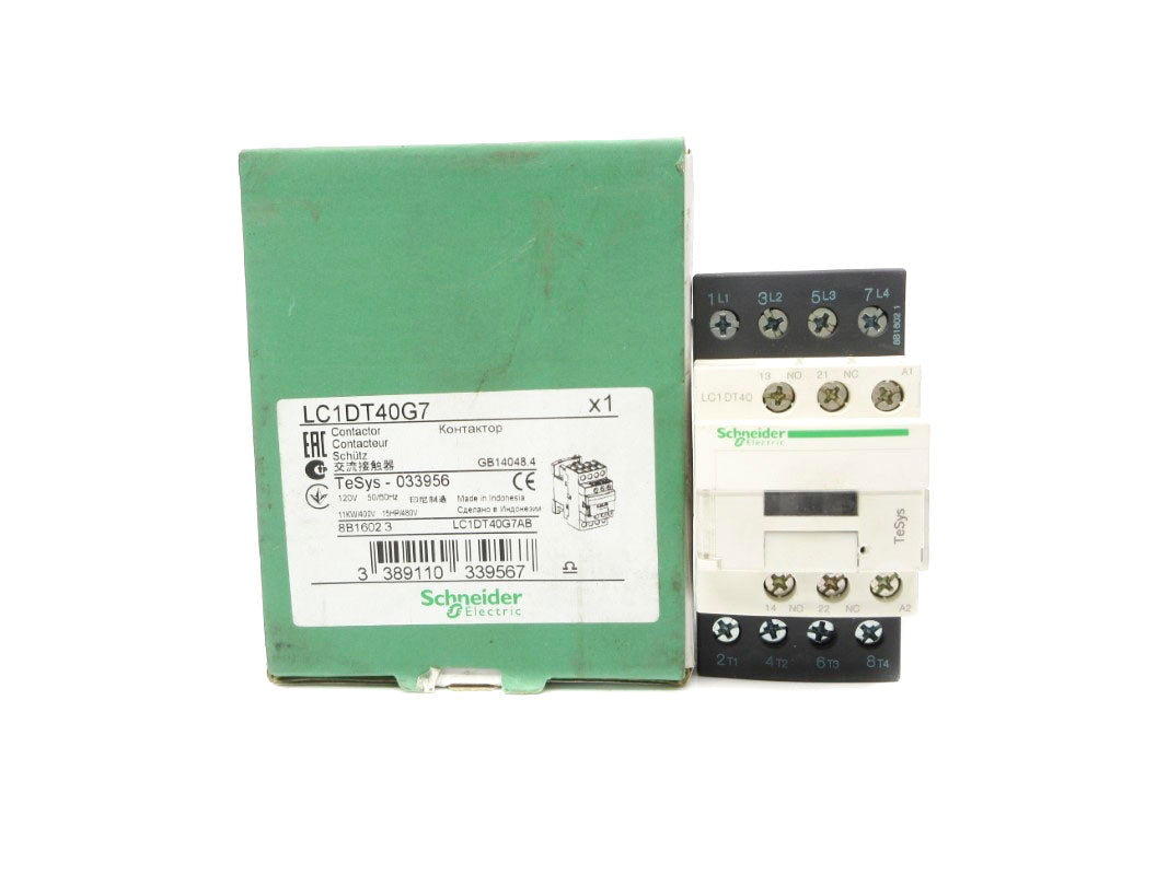 SCHNEIDER ELECTRIC LC1DT40G7 120V NSMP