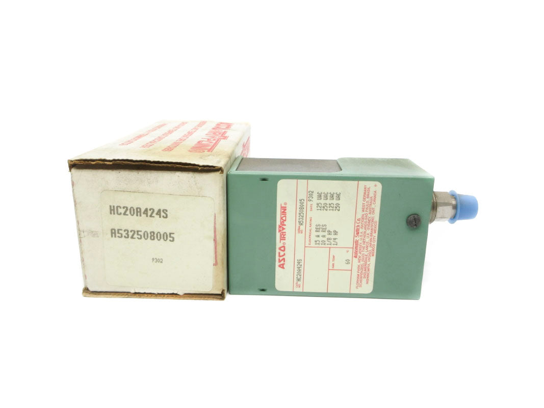 ASCO HC20A424S 125/250VAC 15A NSMP
