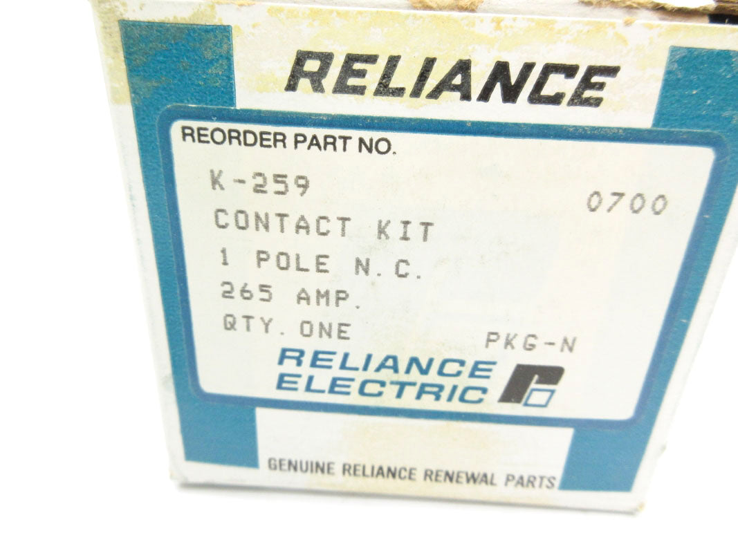 RELIANCE ELECTRIC K-259 265A NSMP