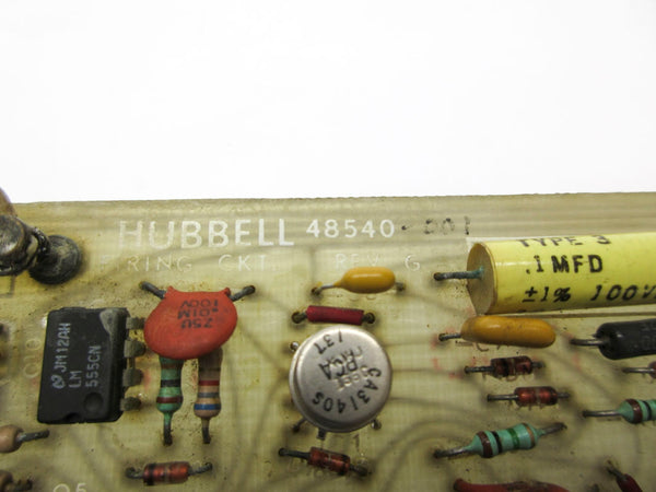 HUBBELL 48540-001 REV. G UNMP