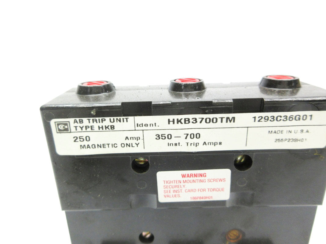 CUTLER HAMMER HKB3700TM 250A UNMP
