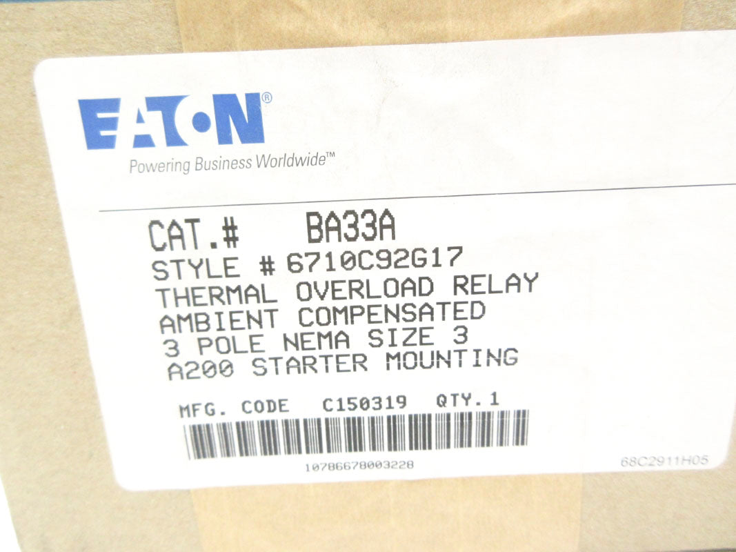 EATON BA33A NSMP
