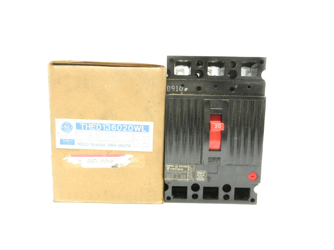 GENERAL ELECTRIC THED136020WL 600VAC 20A NSMP