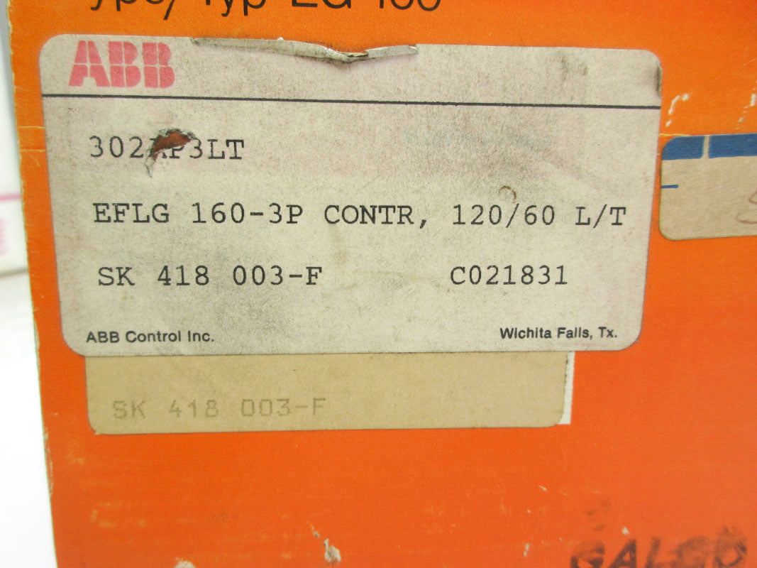 ASEA SK418003-F 302AP3LT 120V 180A NSMP