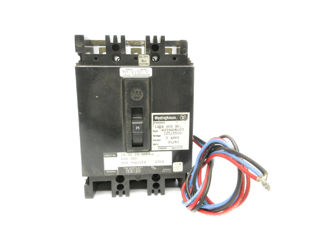 WESTINGHOUSE FB3025 600VAC 25A NSNP