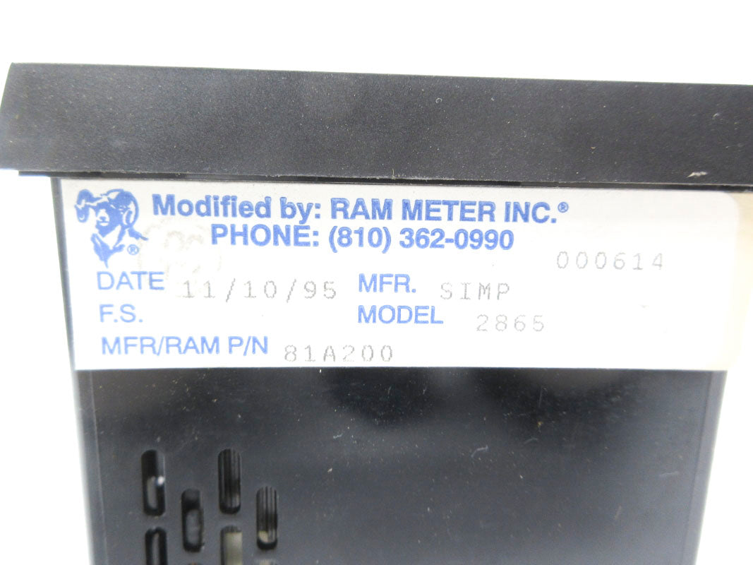 RAM METER 2865 81A200 NSNP