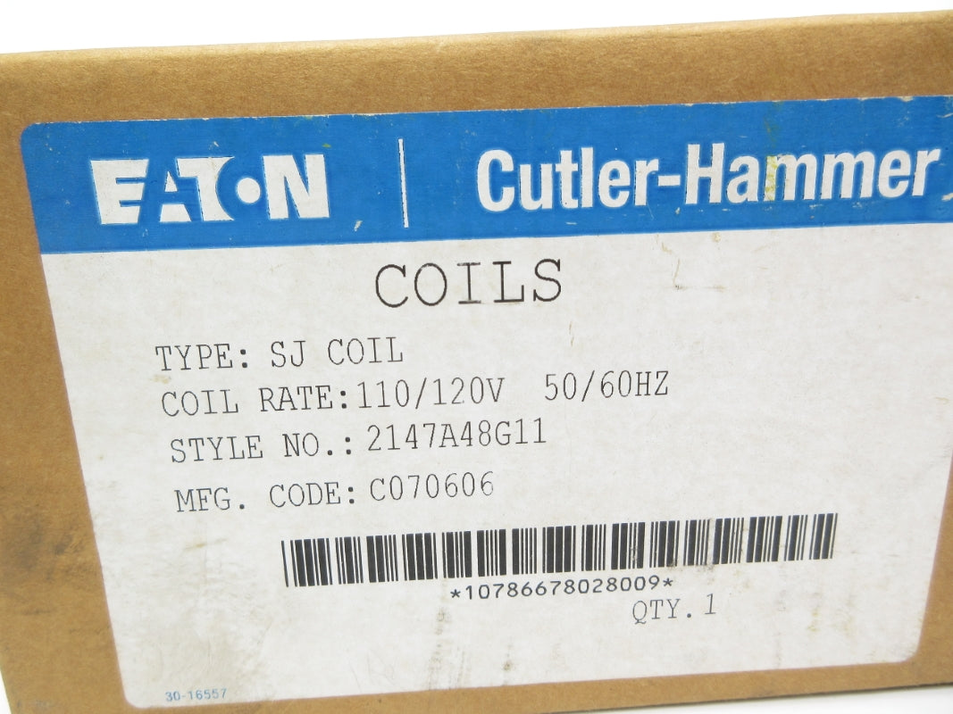 CUTLER HAMMER 2147A48G11 SJ 110/120V NSMP