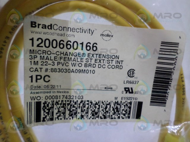 DANIEL WOODHEAD MICRO-CHANGE 883030A09M010 EXTENSION *NEW IN FACTORY BAG*