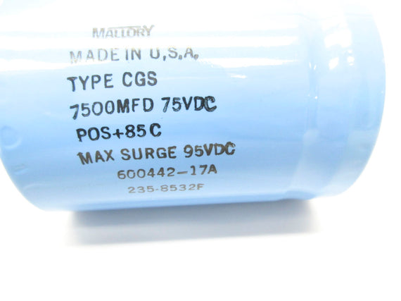 MALLORY 600442-17A 75VDC NSNP