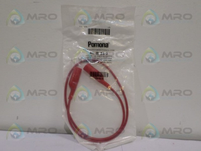 POMONA AL-B-24-2 ALLIGATOR CLIP PATCH CORD *NEW IN FACTORY BAG*