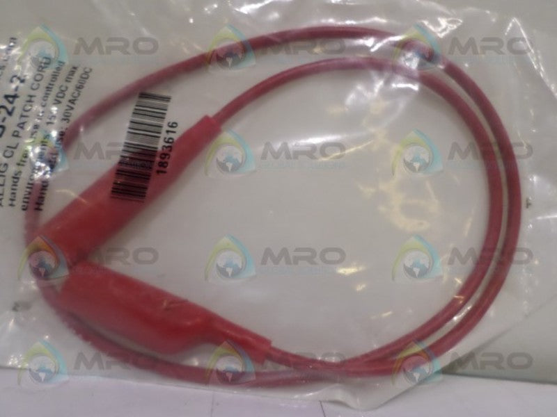 POMONA AL-B-24-2 ALLIGATOR CLIP PATCH CORD *NEW IN FACTORY BAG*