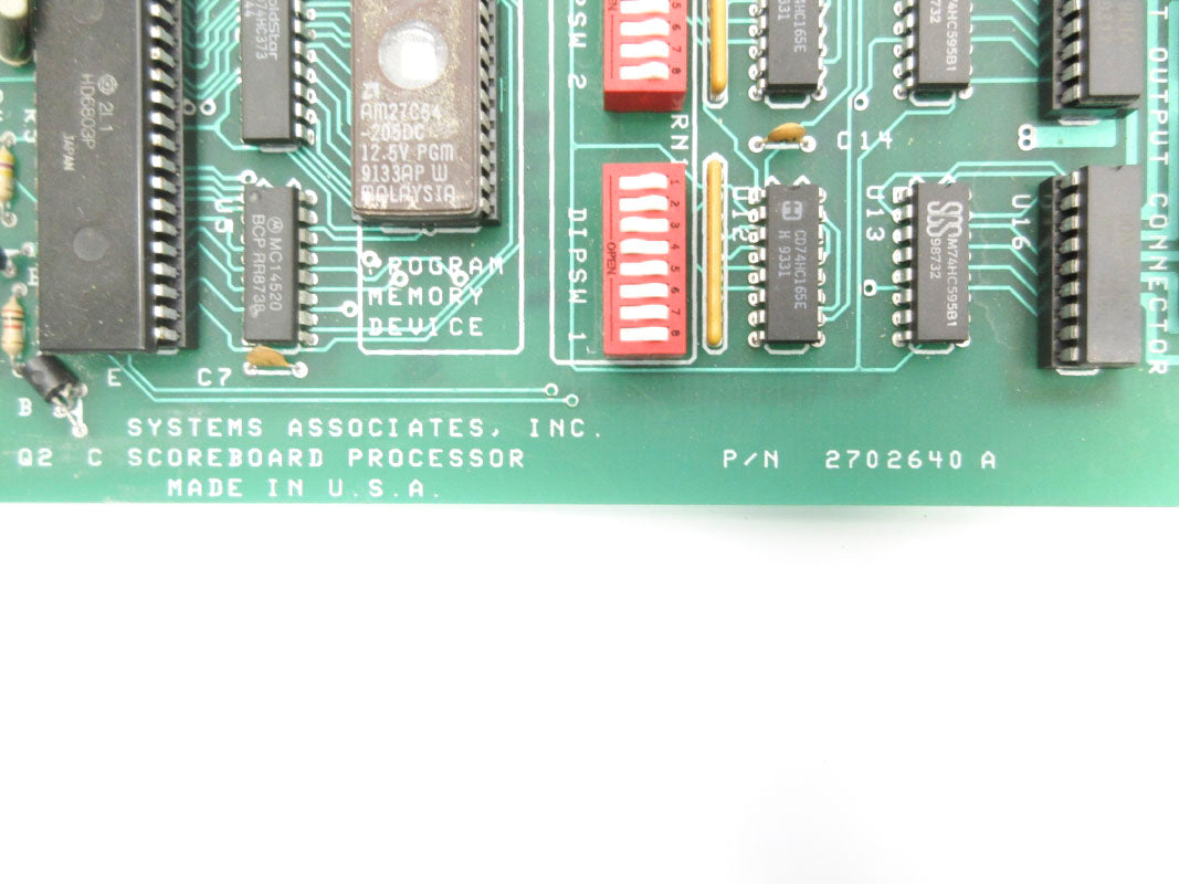 SYSTEMS ASSOCIATES 2702640 REV. A UNMP