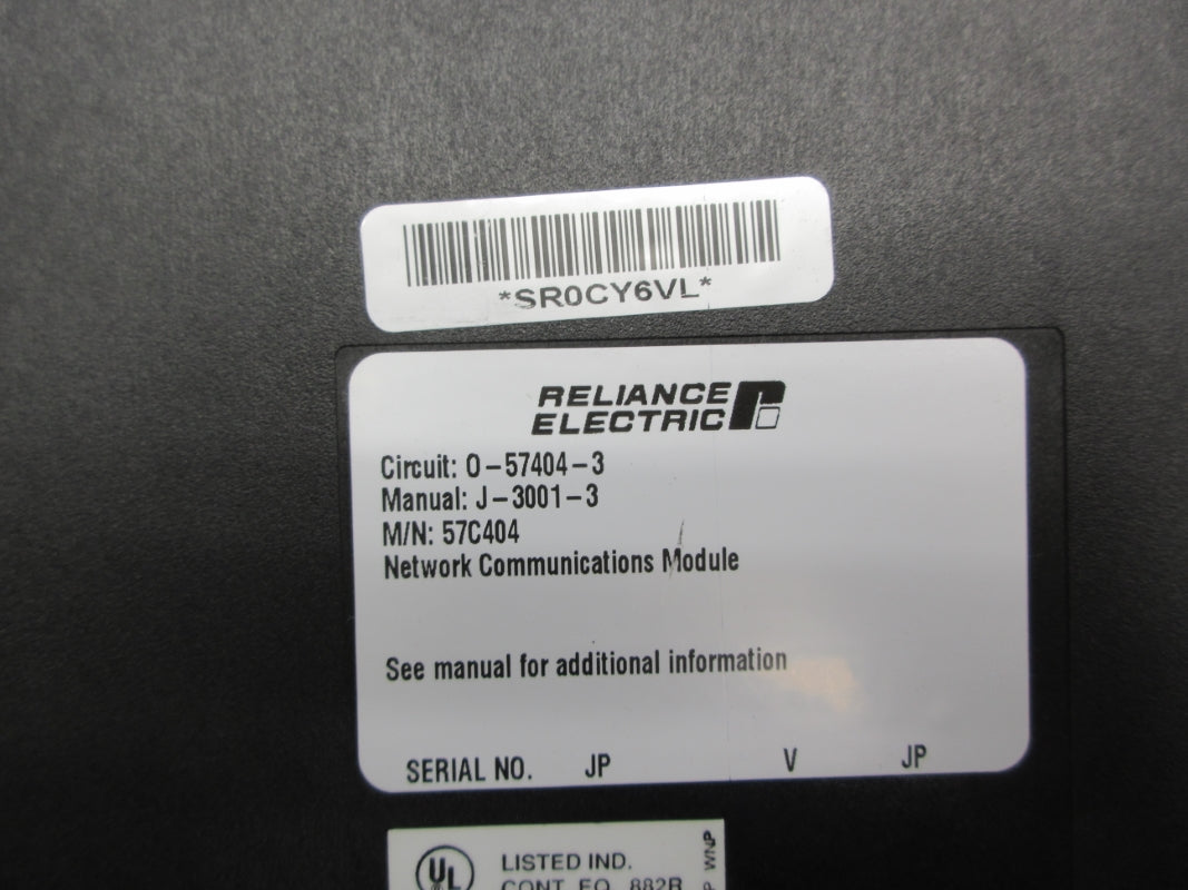 RELIANCE ELECTRIC 0-57404-3 57C404 UNMP