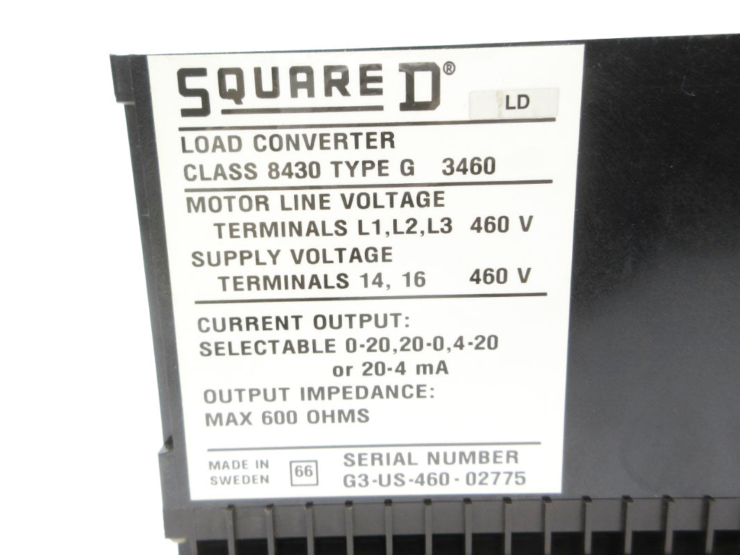 SQUARE D 8430G 460V NSNP