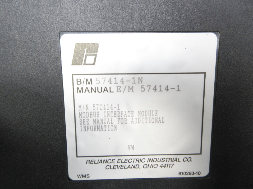 RELIANCE ELECTRIC 57C414-1 57414-1N UNMP