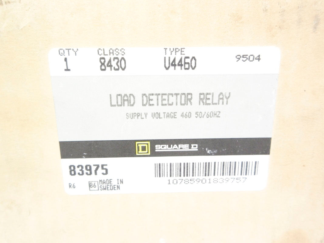 SQUARE D 8430V4460 460V NSMP