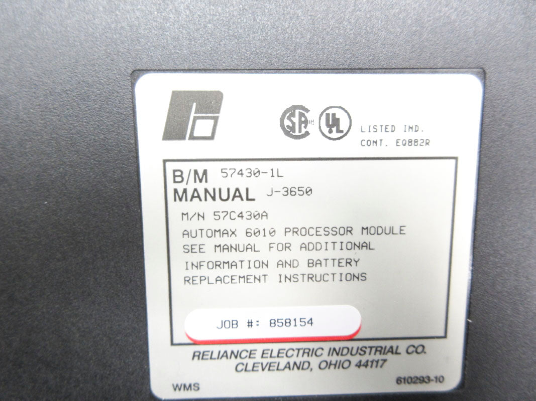 RELIANCE ELECTRIC 57430-1L 57C430A UNMP
