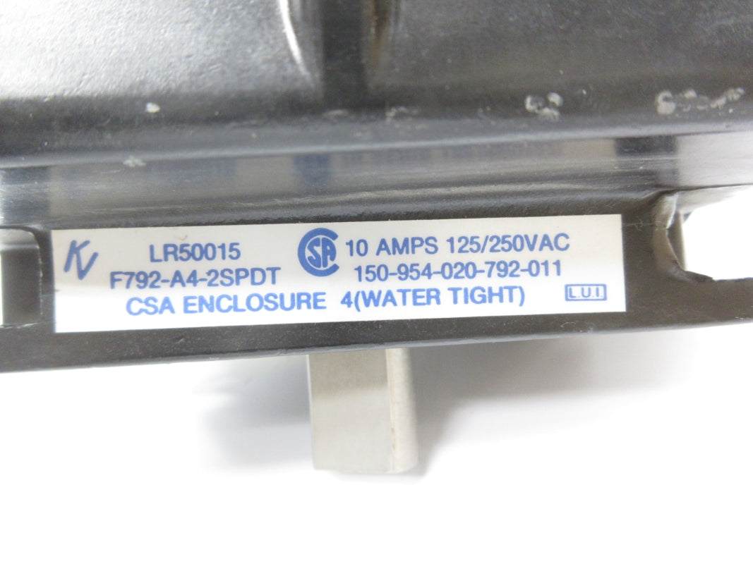 KEYSTONE F792-A4-2SPDT 125/250VAC 10A NSNP