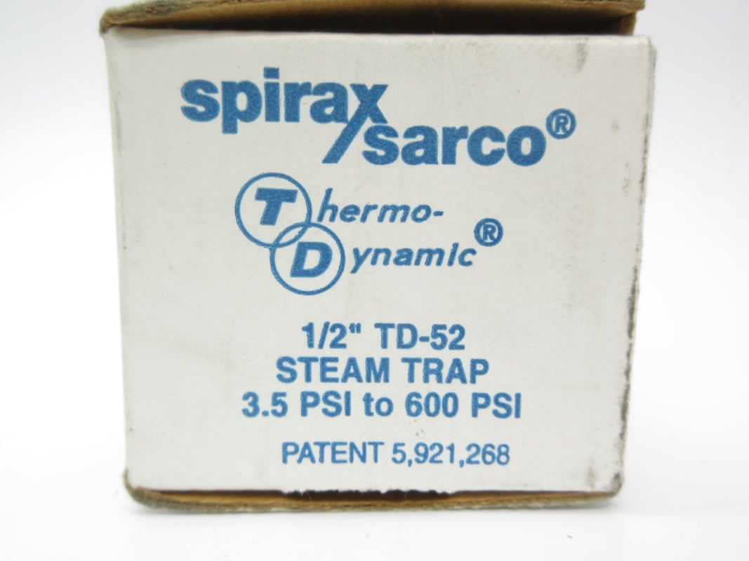 SPIRAX SARCO TD-52 3.5-600PSI 1/2" NSMP
