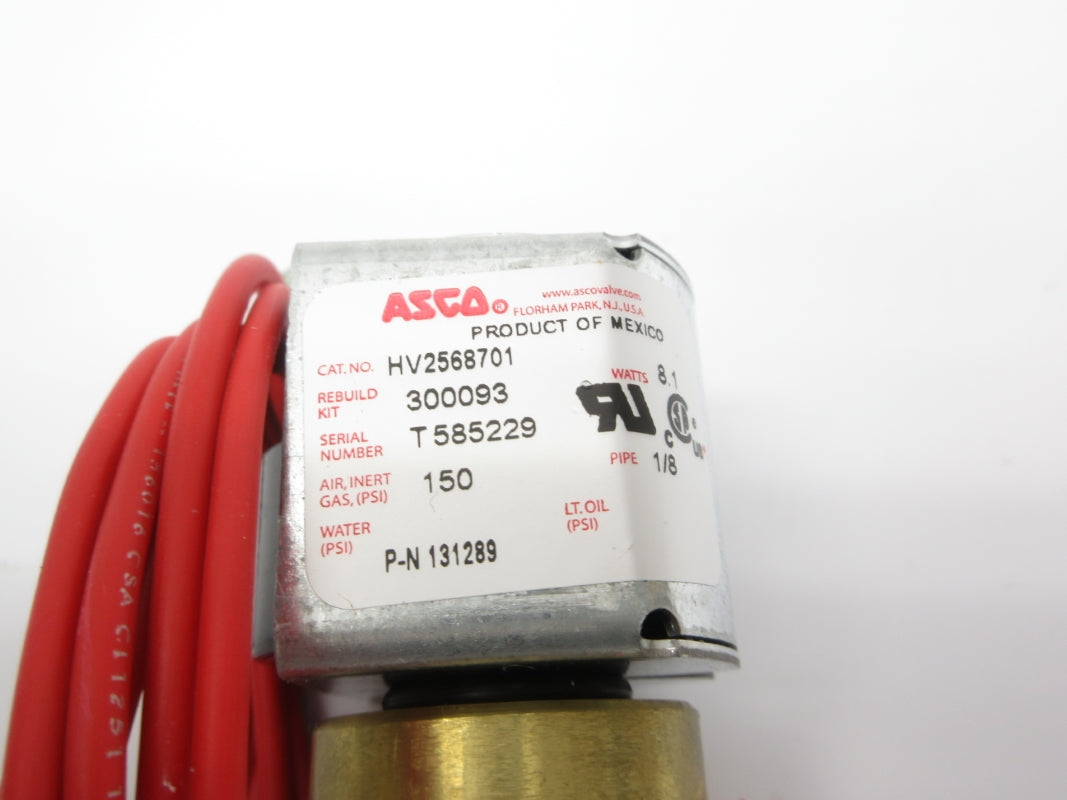 ASCO HV2568701 150PSI 1/8" NSNP